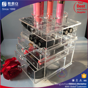 Wholesale New Item Acrylic Spinning Lipstick Makeup Tower